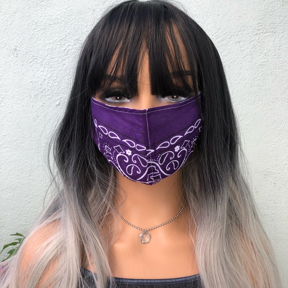 Beautiful Unique Handmade Masks ✨ Purple drop 💜
